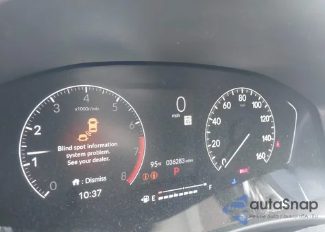 2023 Honda Civic Ex-L/Ex-L W/O Bsi z USA, uszkodzony, nr VIN 19XFL1H79PE002212